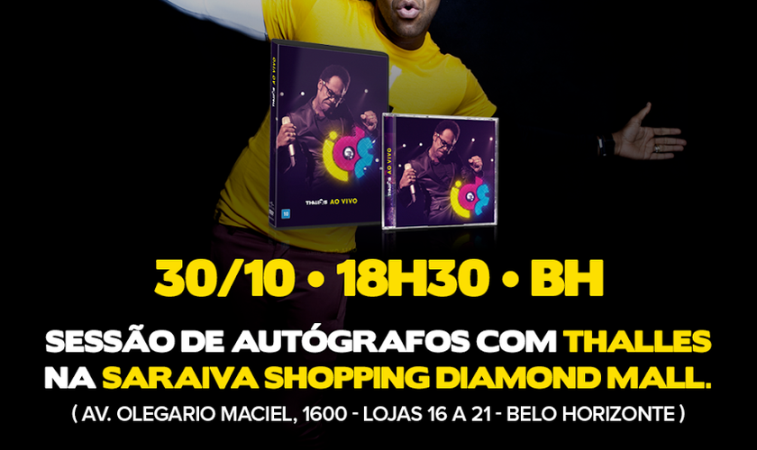 Thalles Roberto realiza Pocket Show nesta quinta-feira (30), em Belo Horizonte (MG)