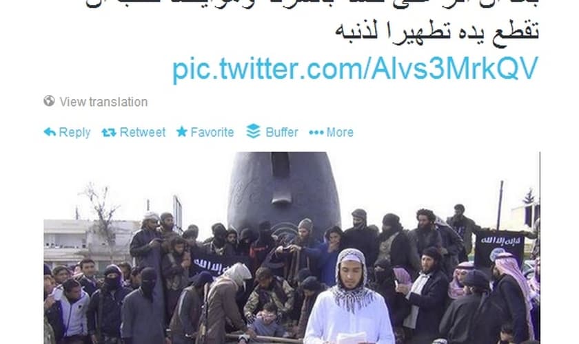 Pelo menos 2 mil contas associadas ao Estado Islâmico foram suspensas pelo Twitter recentemente