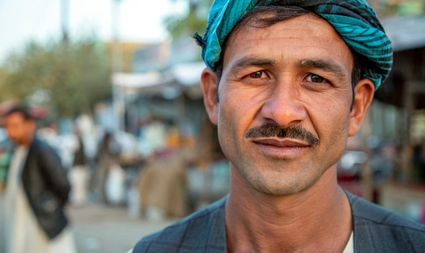 Retrato de um homem no Afeganistão. (Foto ilustrativa: IMB)