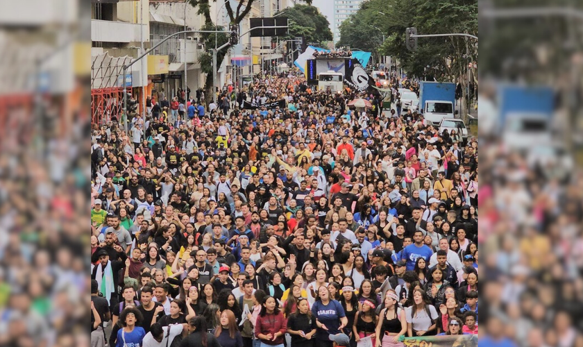 Marcha para Jesus reúne milhares em Curitiba. (Foto: Instagram/ marchaparajesuscuritiba)