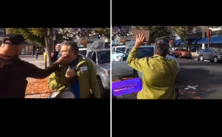 Pastor recebe tapa na cara e xingamentos enquanto prega na rua. (Captura de tela/Instagram/Jesus Real Hope)