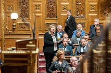 Imagem de um debate no Senado na França, novembro de 2023. (Foto: Facebook/Senado da França).