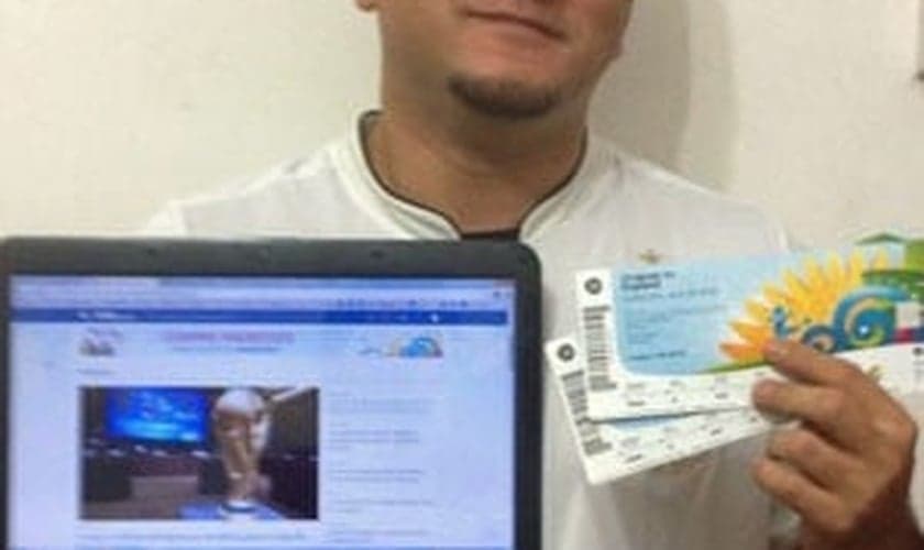 Marcel Agarie passou quatro madrugadas em claro até obter acesso aos ingressos no site da Fifa