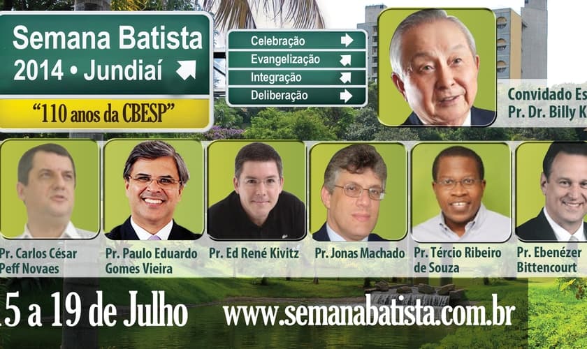 Batistas do Estado de São Paulo comemoram 110 anos em Jundiaí