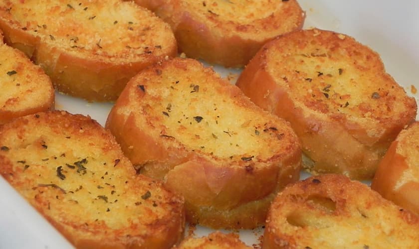 Torrada temperadas de microondas