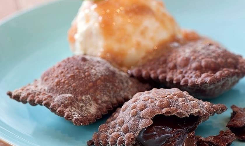 Ravióli de brigadeiro