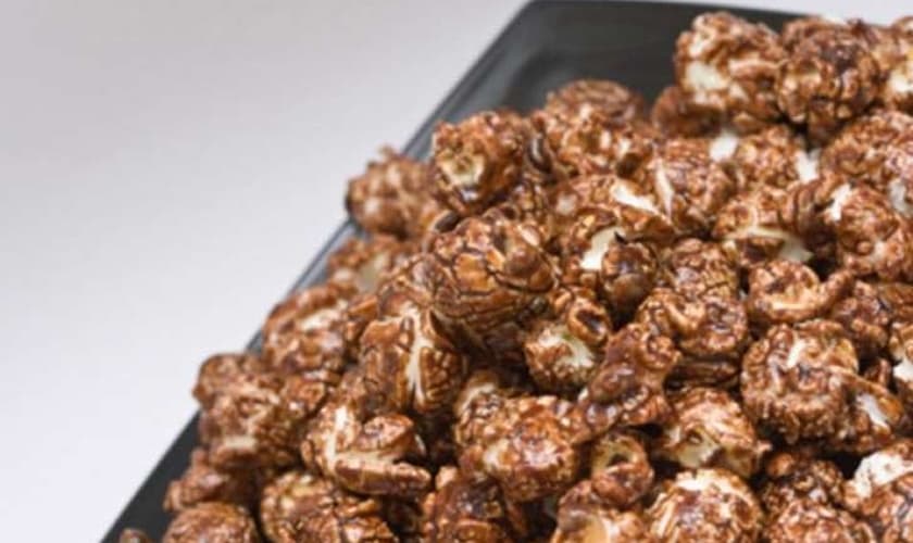 Pipoca de chocolate