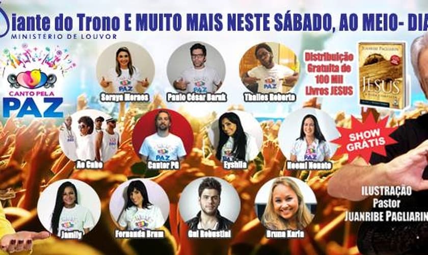 Fernanda Brum e Bianca Toledo estarão no "Canto pela Paz 2014"