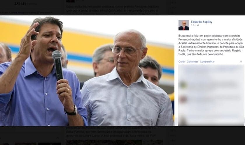 Eduardo Suplicy será novo secretário de Haddad em São Paulo