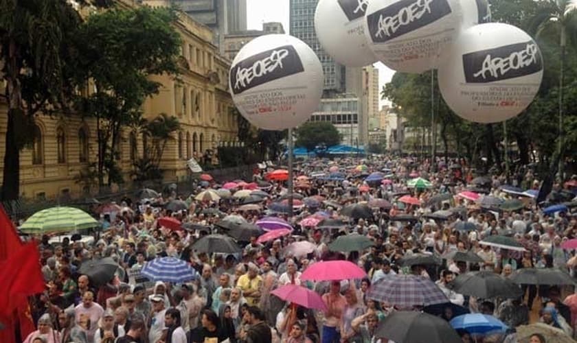 Greve de professores da rede estadual