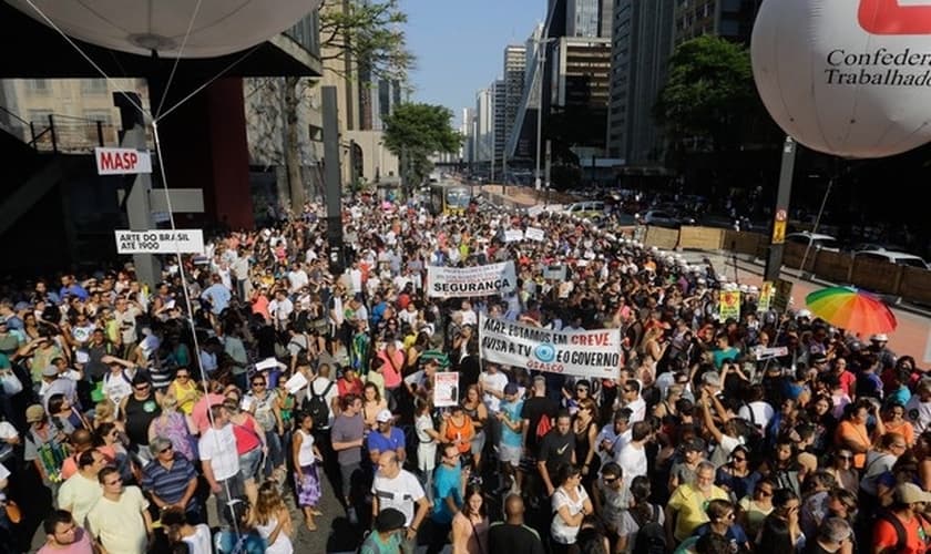 Greve de professores