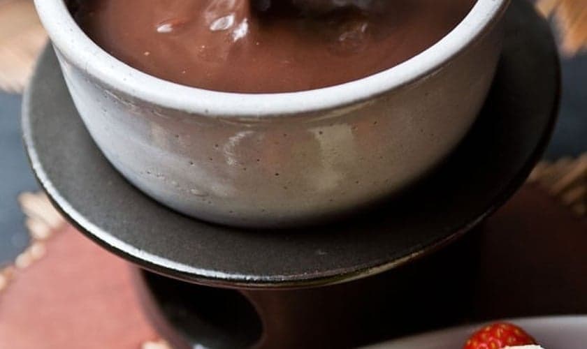 Fondue de brigadeiro cremoso