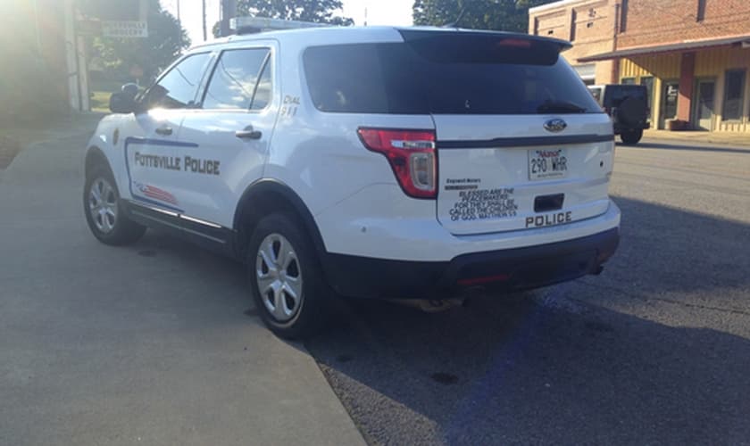 O versículo usado é Mateus 5:9 - "Bem-aventurados os pacificadores, porque eles serão chamados filhos de Deus". (Foto: NWA)