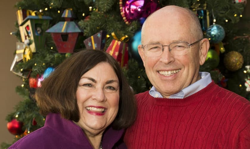 Pastor Wayne Grudem e sua esposa, Margaret.