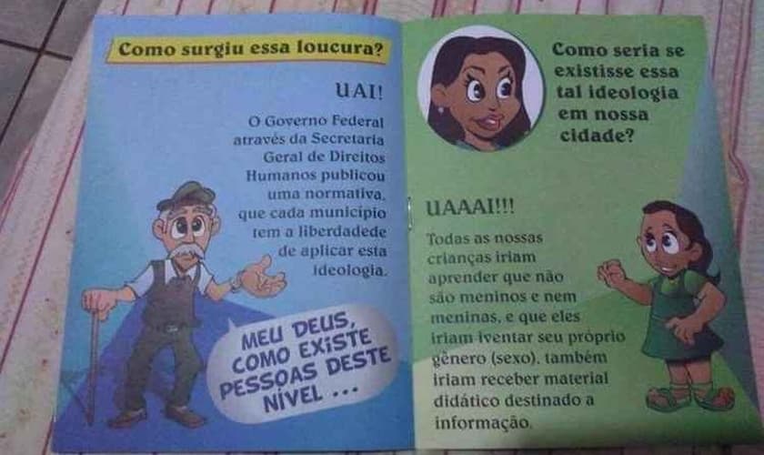 A cartilha tem o objetivo de alertar estudantes e suas respectivas famílias sobre os perigos da ideologia de gênero. (Foto: Estadão)
