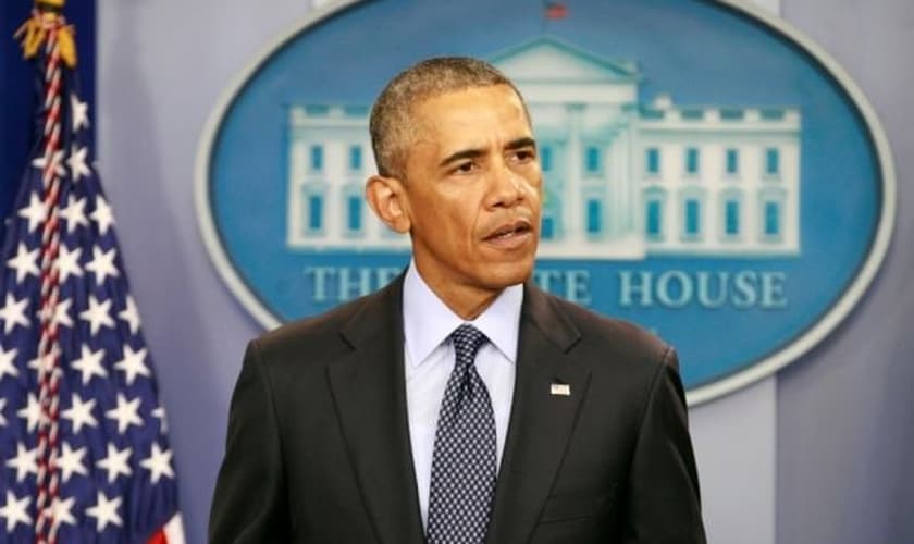 Da Casa Branca, o presidente dos EUA, Barack Obama fala sobre o pior tiroteio em massa na história EUA, ocorrido neste domingo, em Orlando. (Foto: Reuters)