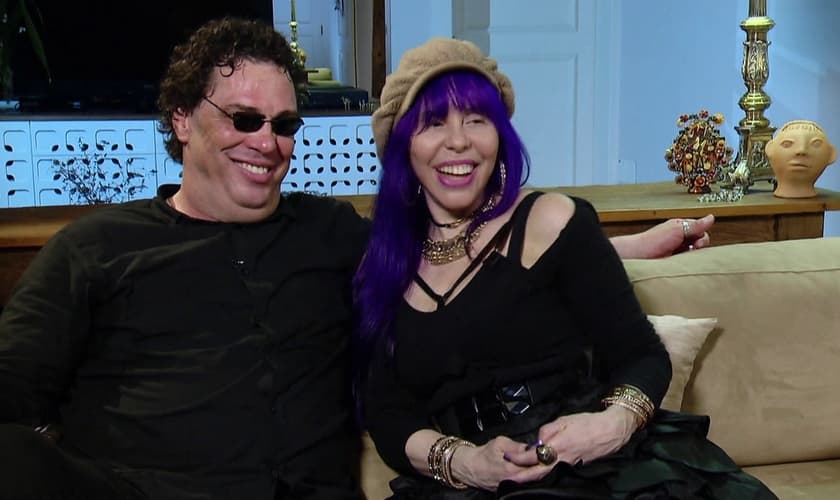 Casagrande e Baby do Brasil. (Imagem: Fantástico)