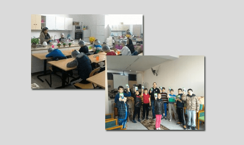 O missionário fez questão de se referir aos projetos sociais. (Foto: Reprodução).