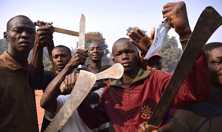 Grupo de extremistas islâmicos. (Foto: AFP)