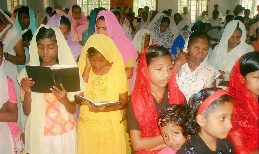 Foi um grande desafio para os membros da aldeia Junwani celebrarem a Semana Santa. (Foto: Reprodução).