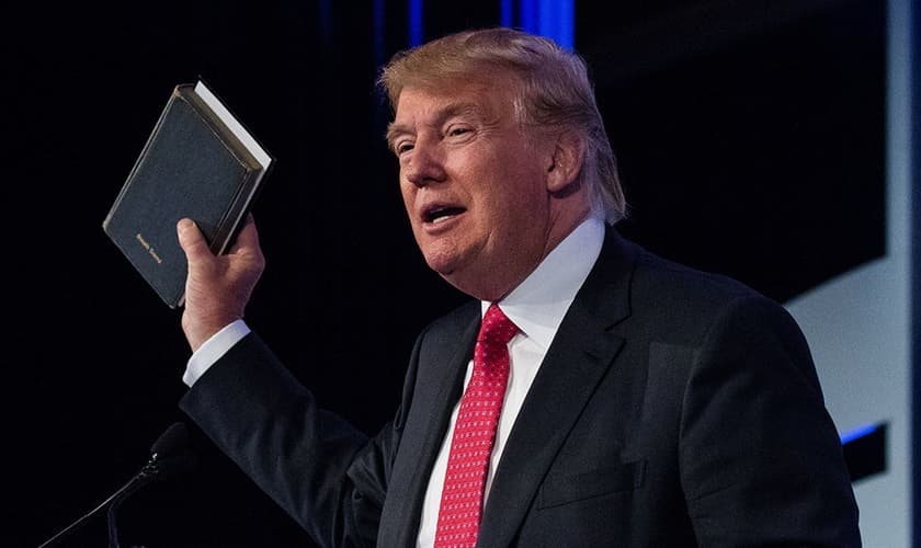 Donald Trump quer exaltar Cristo na América, segundo ativista política. (Foto: M. Scott Mahaskey/Politico)