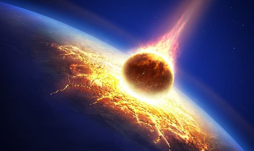 não conseguimos ver ontem um meteoro gigantesco se aproximando da terra a olho nu. (foto: Gizmodo)
