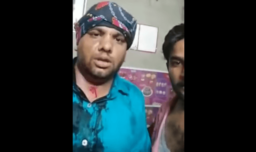 O pastor foi espancado na cabeça e diz que ainda sente dores agudas. (Foto: Reprodução).
