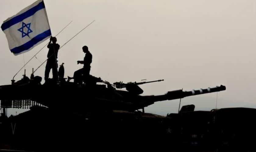 Brigada do Corpo Blindado Israelense durante um exercício no norte do país. (Foto: IDF Spokesperson's Unit)