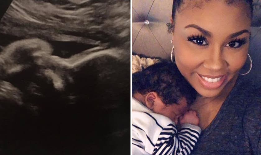 O pequeno Noah nasceu após uma gestação sem complicações, no dia 18 de maio(Foto: Reprodução/Facebook)