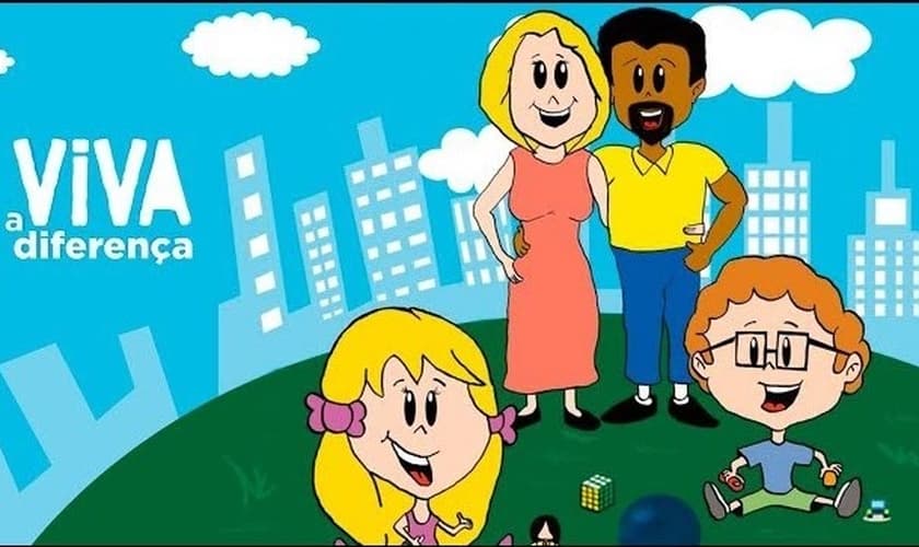 Gibi "Viva a Diferença" foi lançado em parceria com a Igreja Batista do Bacacheri para combater a ideologia de gênero. (Imagem: Divulgação)