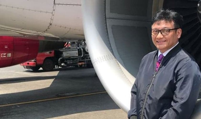 O piloto Ricosetta Mafella salvou 140 passageiros após ouvir a voz de Deus. (Foto: Arquivo Pessoal)