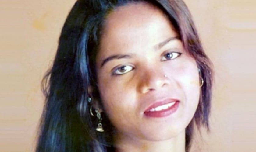 A cristã Asia Bibi foi presa em 2009 depois que suas colegas muçulmanas a acusaram de insultar o profeta Maomé. (Foto: AFP/Getty Images)