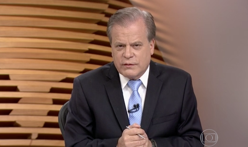 Chico Pinheiro apresenta o jornal 'Bom Dia Brasil', na rede Globo. (Imagem: Reprodução)