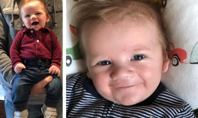 O parto de Kate Mckinney aconteceu em 5 de novembro de 2018 e seu filho nasceu em perfeito estado. (Foto: Reprodução/Facebook)