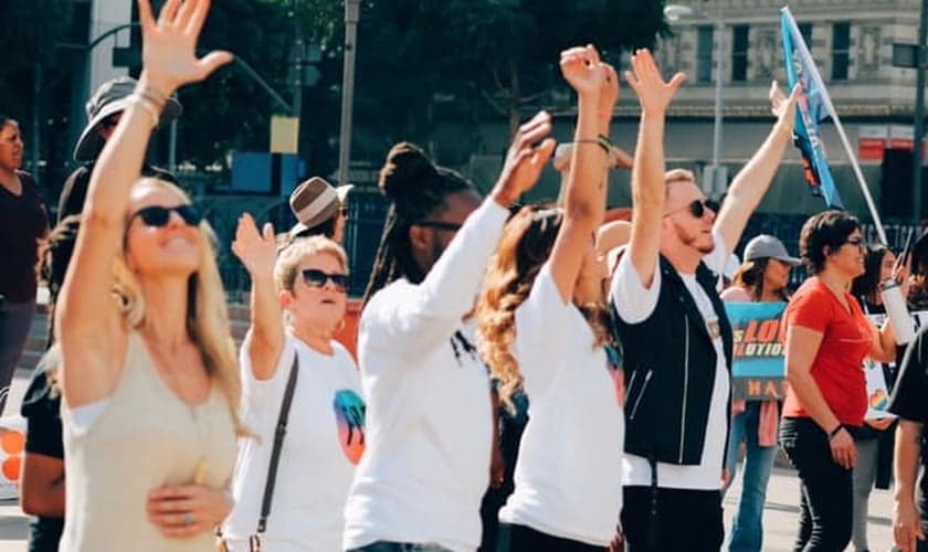 A Freedom March é formada por cristãos que deixaram para trás a prática da homossexualidade. (Foto: Freedom March)