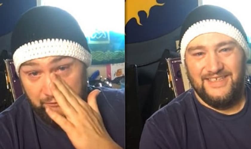 Seth Cowan fala sobre seu testemunho de milagre. (Foto: Reprodução/God TV)