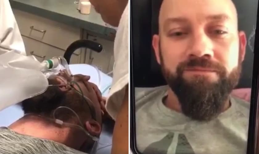 Marcos conta sua experiência com Deus após volta de parada cardíaca. (Foto: Reprodução/Facebook)