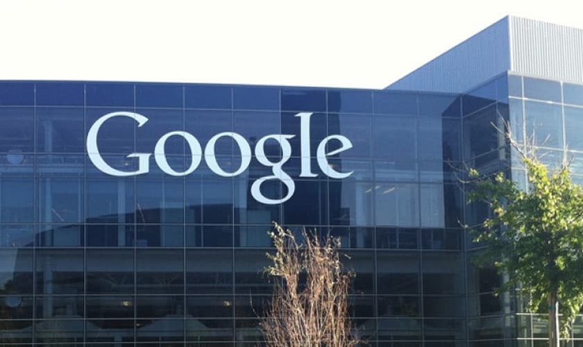 Uma vista externa da sede do Google, também conhecida como "Googleplex", em Mountain View, Califórnia, EUA. Foto tirada em 13 de abril de 2014. (Foto: Wikimedia Commons/Noah_Loverbear)