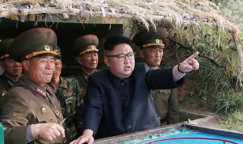 Ditador norte-coreano Kim Jong-un. (Foto: Reprodução/BP News)