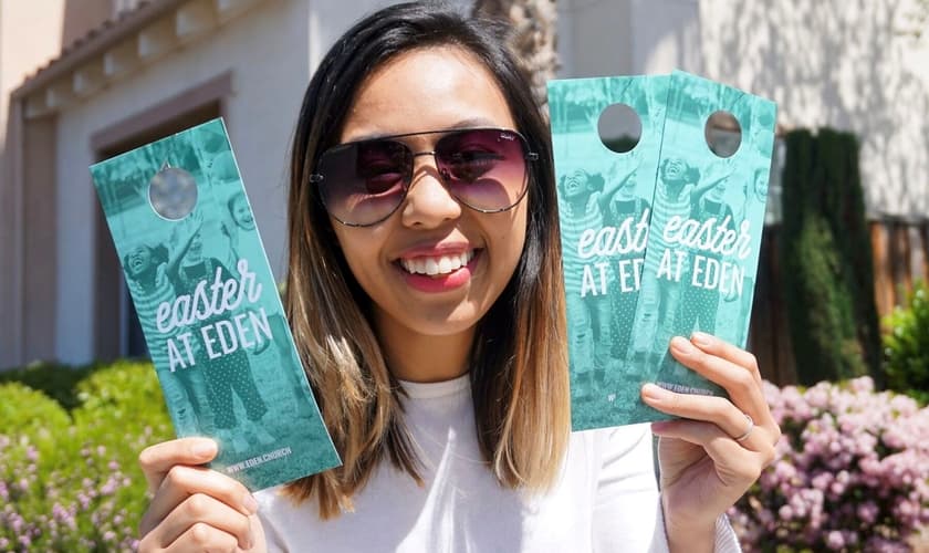 Sophie Nguyen, que cresceu budista em Indiana, visitou a Eden Church onde se converteu. (Foto: Reprodução/NAMB)