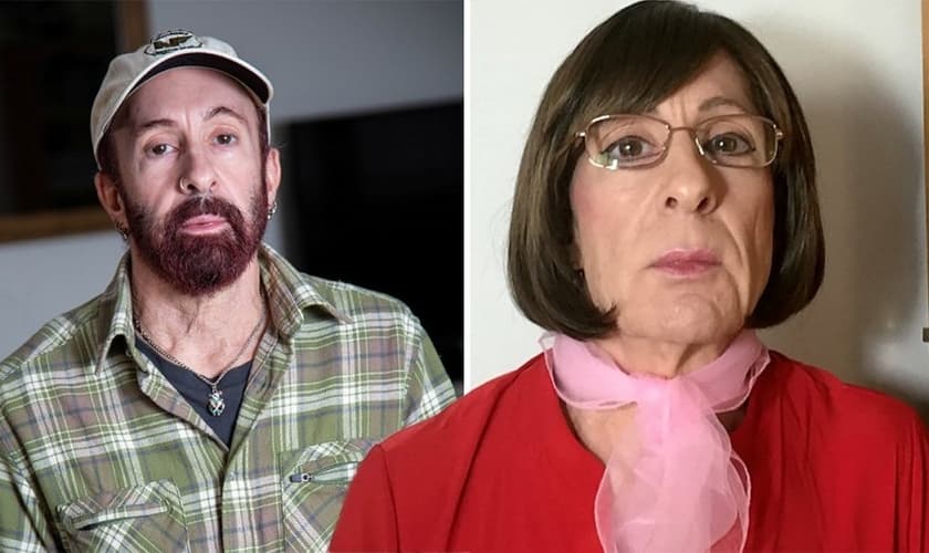 Debbie Karemer passou pelo procedimento de mudança de sexo (esquerda), mas se arrependeu e hoje tenta voltar a viver como mulher (direita). (Foto: SWNS)