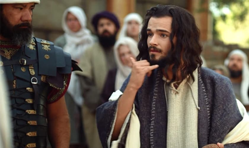Cena piloto do filme sobre Jesus em língua de sinais. (Foto: Reprodução/Deaf Missions/MNN)