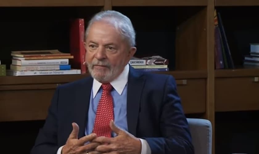 Lula falou sobre seu desejo de reaproximar o PT dos evangélicos, visando as eleições de 2022. (Imagem: TVT/Reprodução)