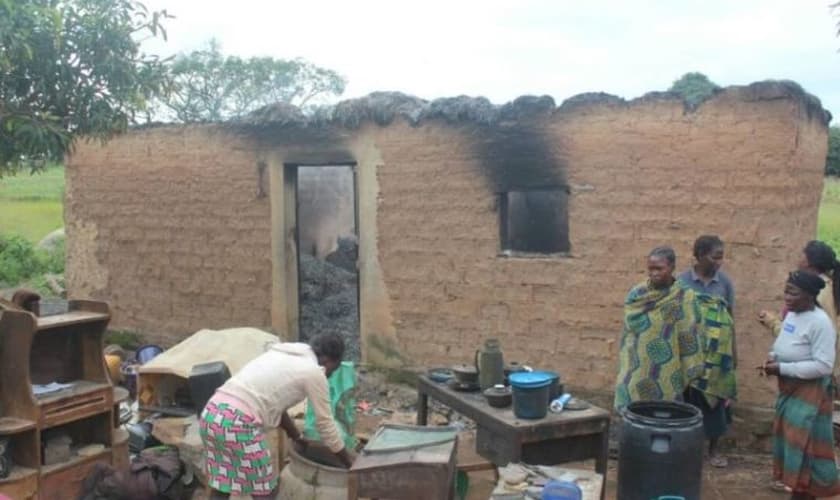 As consequências dos ataques de Fulani em Barkin Ladi, Nigéria, em 2018. (Foto: Reprodução/World Watch Monitor)