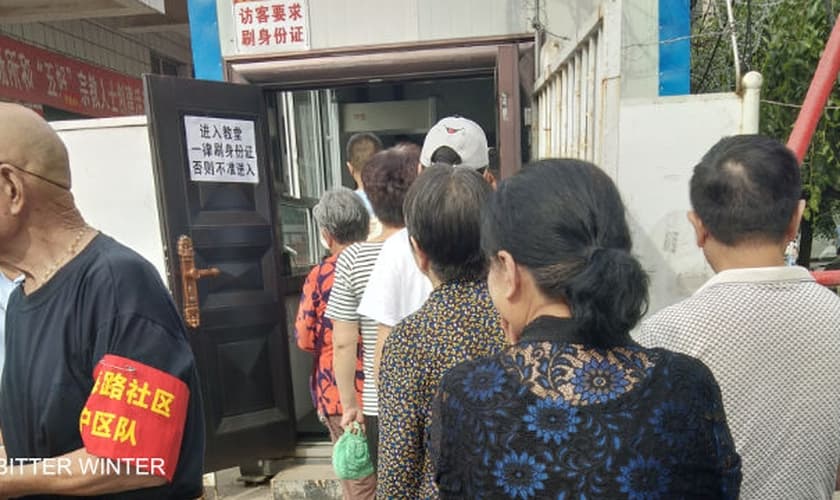 As igrejas da China enfrentam desafio de permanecer abertas durante o surto. (Foto: Reprodução/Bitter Winter)