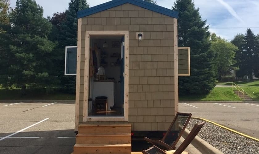 Protótipo mostra como serão as casas do 'Assentamento Sagrado'. (Foto: Faith Lutheran Church)