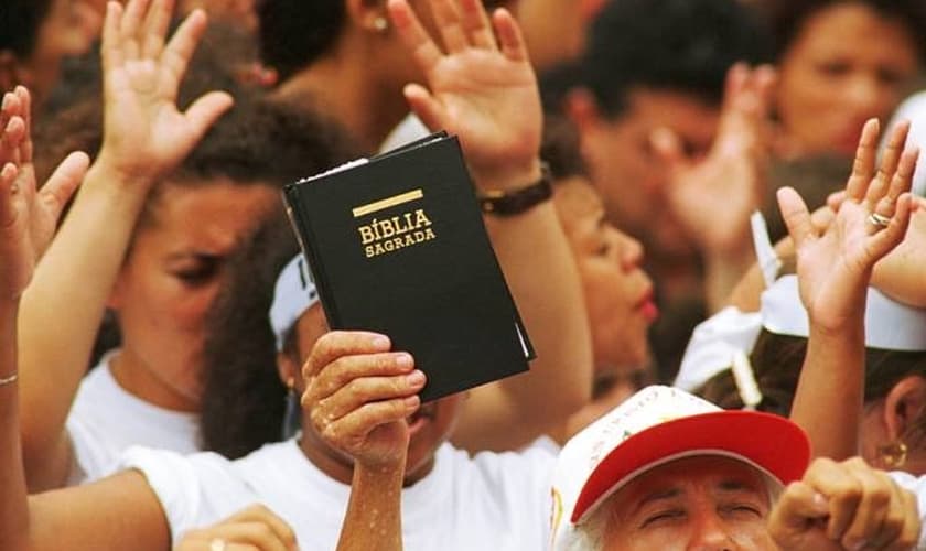 Eventos evangélicos reúnem, cada vez mais, grandes multidões. (Foto: Masao Goto/Veja)