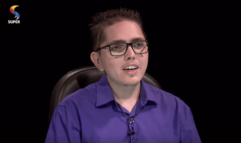 Hugo Gomes foi curado depois de entrar em dois quadros de coma. (Foto: Rede Super de Televisão)