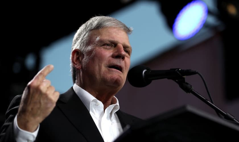 Pastor Franklin Graham é pastor, evangelista e presidente da Organização Samaritan's Purse. (Foto: Justin Sullivan/Getty Images)