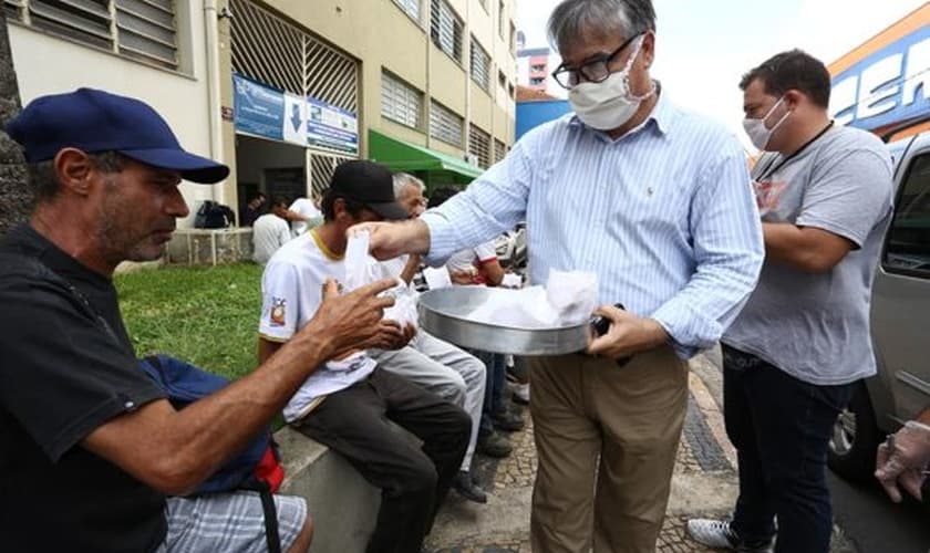 Igreja Presbiteriana recebe moradores em situação de rua. (Foto: Reprodução/O Liberal)